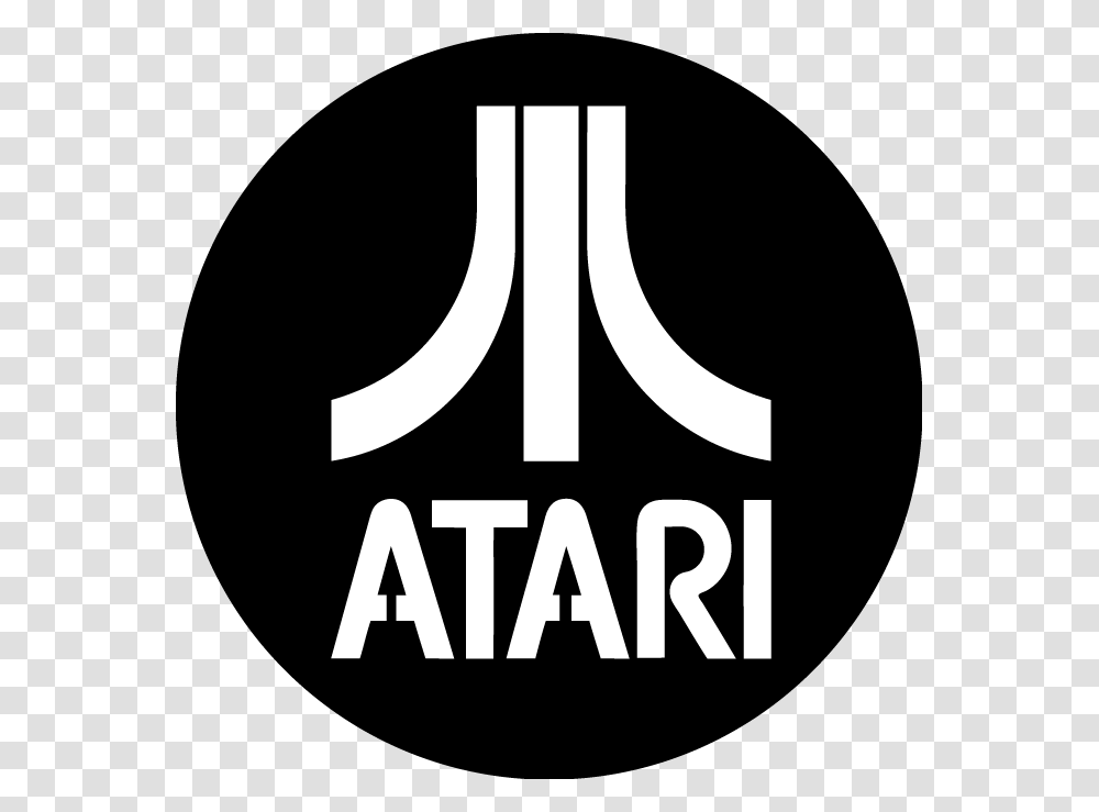 Atari Logo Thumb Emblem, Stencil, Trademark Transparent Png