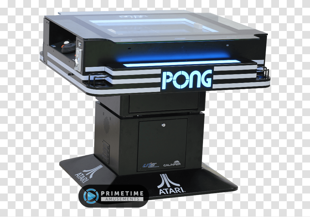 Atari Pong Arcade Cocktail Model By Unis Atari Pong Coffee Table, Machine, Printer, Electronics, Mailbox Transparent Png