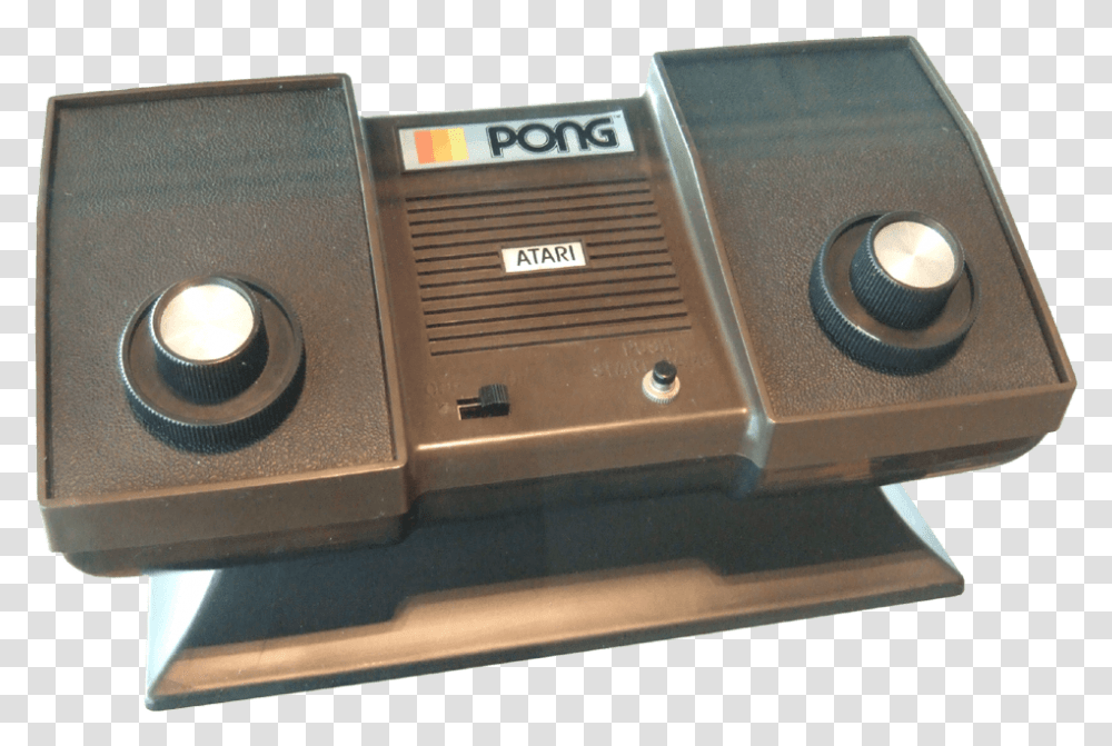 Atari Pong Console First Generation Of Video Game Consoles, Electronics, Projector, Camera Transparent Png