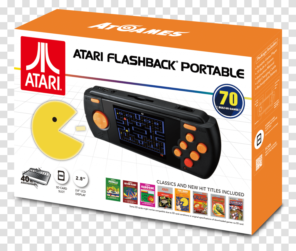 Atari Portable Flashback Games, Mobile Phone, Electronics, Cell Phone, Flyer Transparent Png