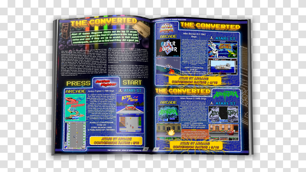 Atari St Gamer Magazine Issue One Graphic Design, Flyer, Poster, Paper, Advertisement Transparent Png