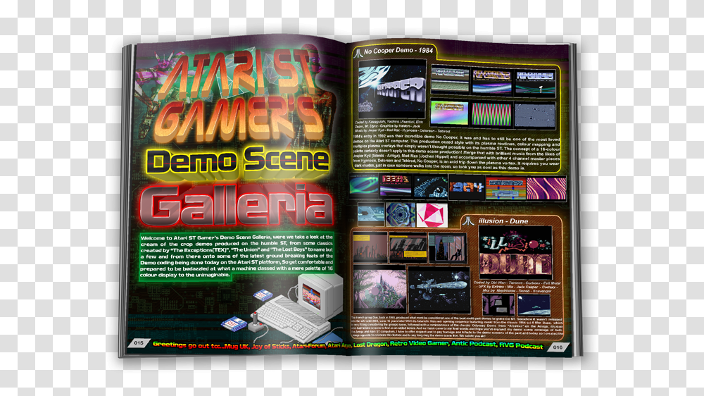 Atari St Gamer Magazine Issue Two Flyer, Poster, Paper, Advertisement, Brochure Transparent Png