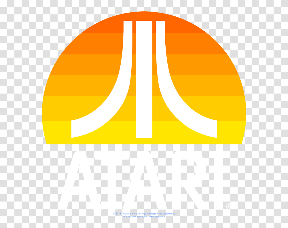 Atari Sunrise Clean Mens Tall Fit T Shirt Sons Of Gotham, Logo, Trademark Transparent Png
