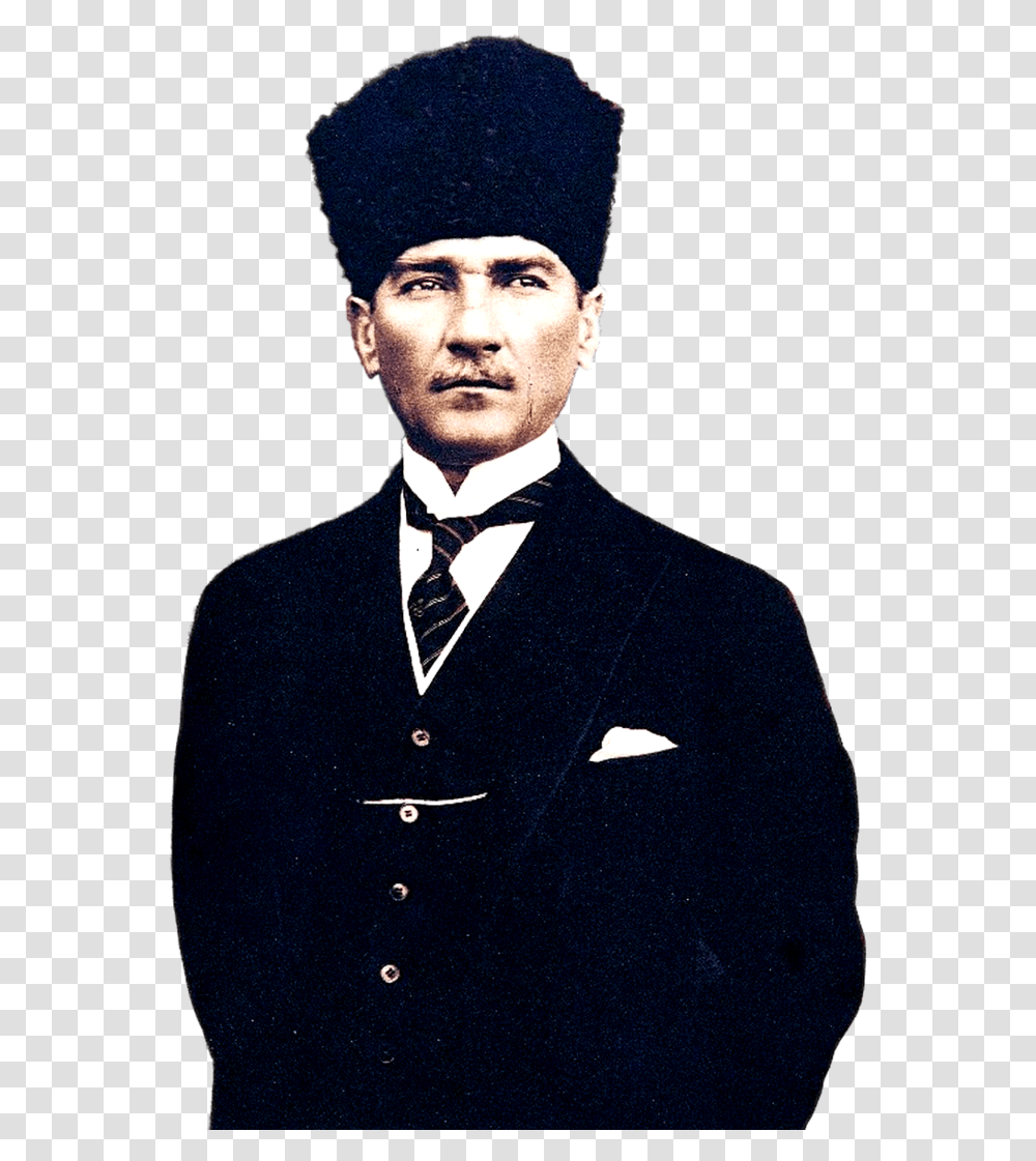 Atatrk Ataturk Hd, Tie, Suit, Overcoat Transparent Png
