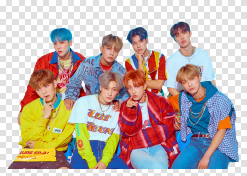 Ateez Sticker Ateez Background, Person, People, Girl Transparent Png