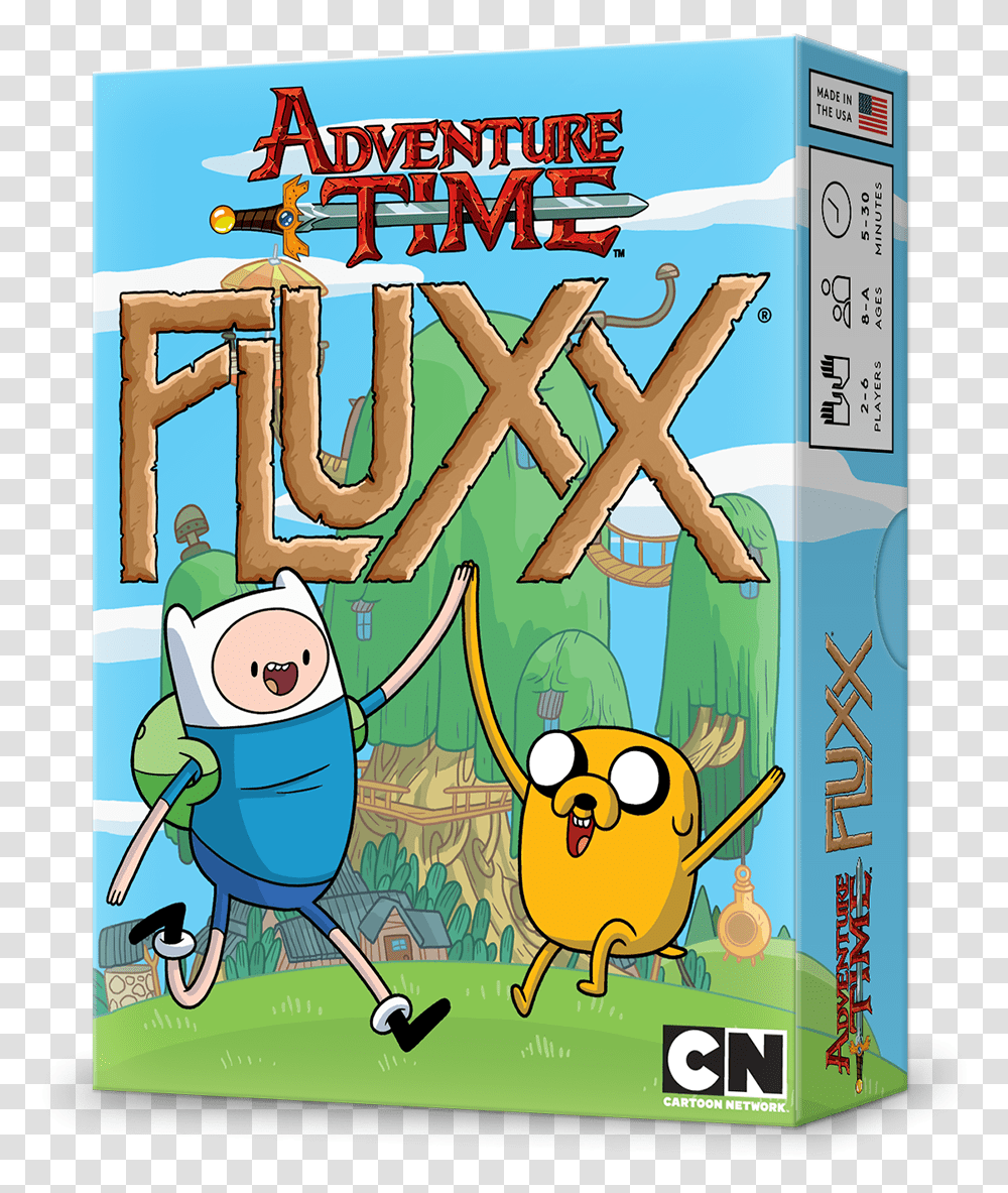 Atfluxx Box 3d Fluxx Adventure Time, Poster, Advertisement, Flyer, Paper Transparent Png
