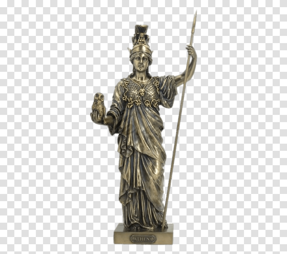 Athena Statuette, Sculpture, Person, Human Transparent Png