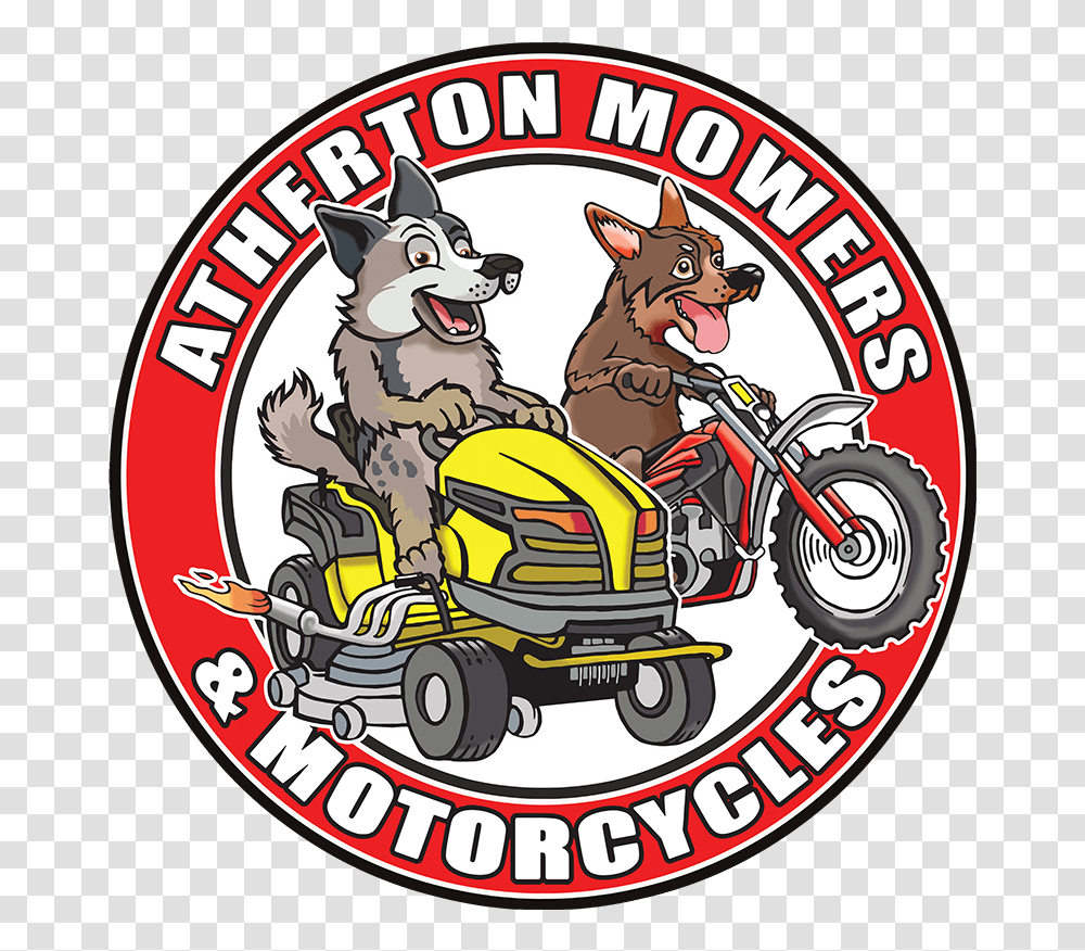 Atherton Mowers And Motorcycles, Wheel, Label, Vehicle Transparent Png