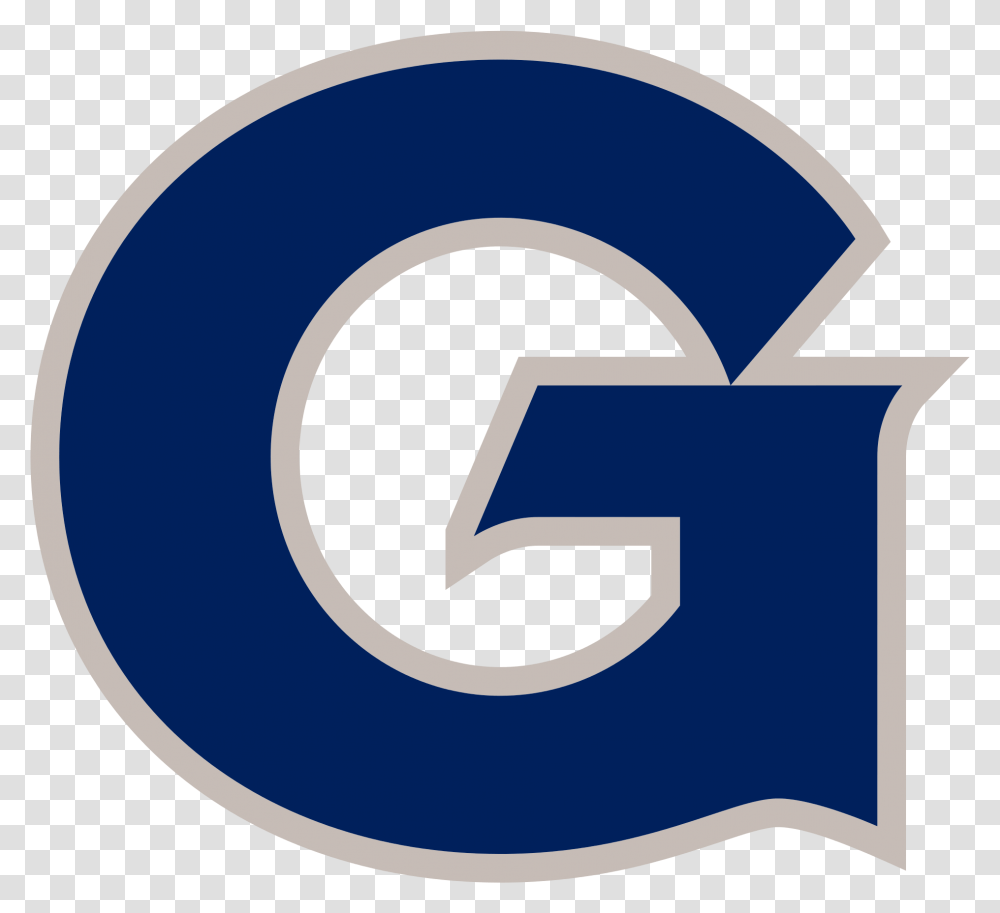 Athlazon Georgetown Hoyas Logo, Number, Symbol, Text, Alphabet Transparent Png