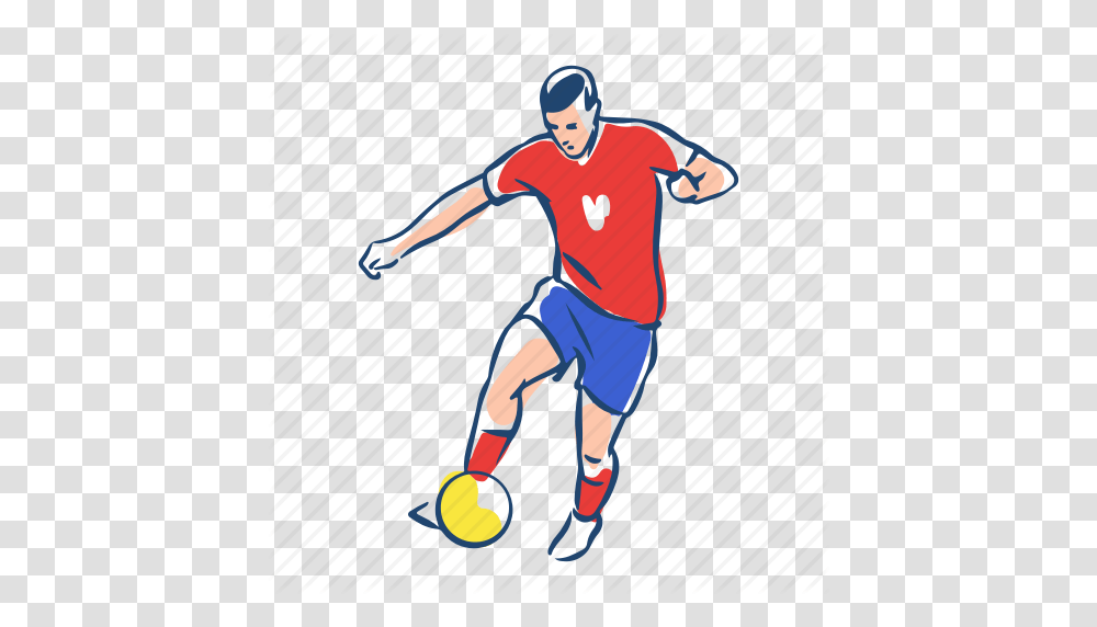 Athlete Ball Football Player Serbia Soccer Sport Icon, Sphere, Person, People, Team Sport Transparent Png