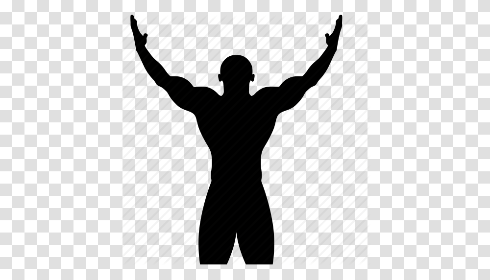 Athlete Body Bodybuilder Bodybuilding Dumbbell Exercise, Hand, Silhouette, Arm, Standing Transparent Png