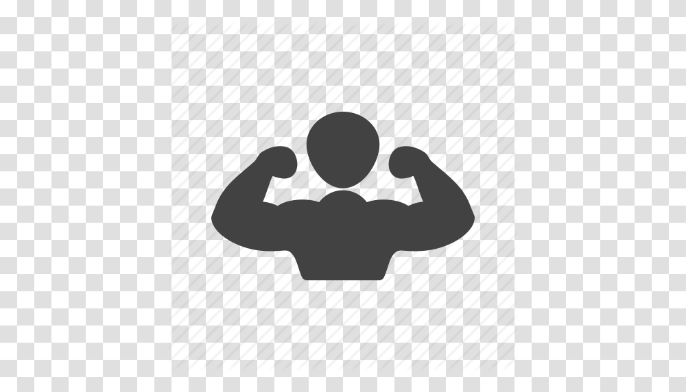 Athlete Bodybuilder Bodybuilding Fitness Gym Man Muscle Icon, Silhouette, Hand, Kneeling, Back Transparent Png
