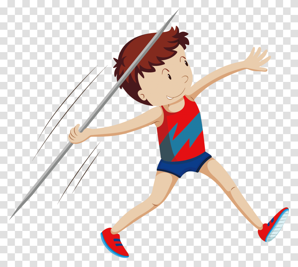 Athlete Clipart Javelin Throw Clipart, Bow, Female, Person, Blonde Transparent Png