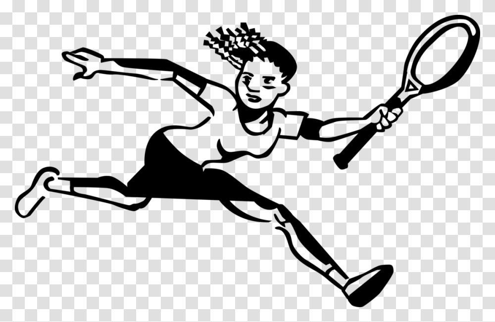 Athlete Drawing Tennis Player, Gray, World Of Warcraft Transparent Png