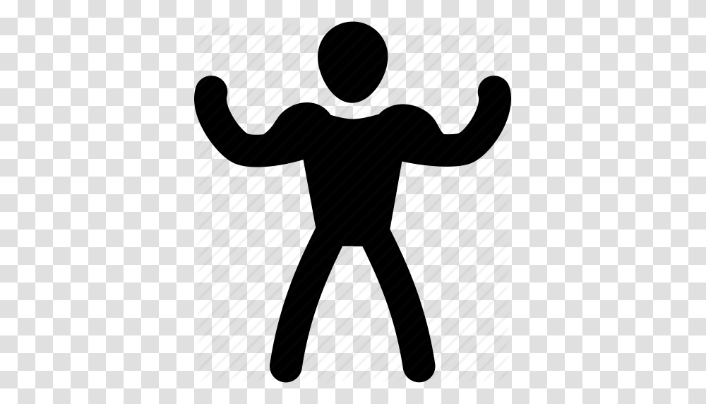 Athlete Exercise Man Muscle Silhouette Strong Icon, Piano, Leisure Activities, Musical Instrument, Duel Transparent Png