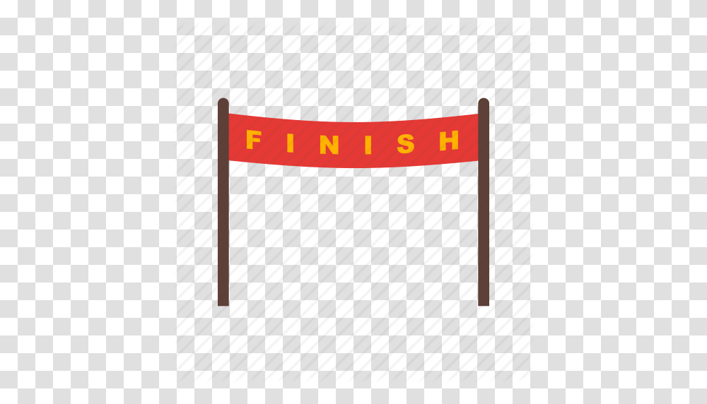 Athlete Finish Line Olympic Race Running Track Icon, Fence, Barricade Transparent Png