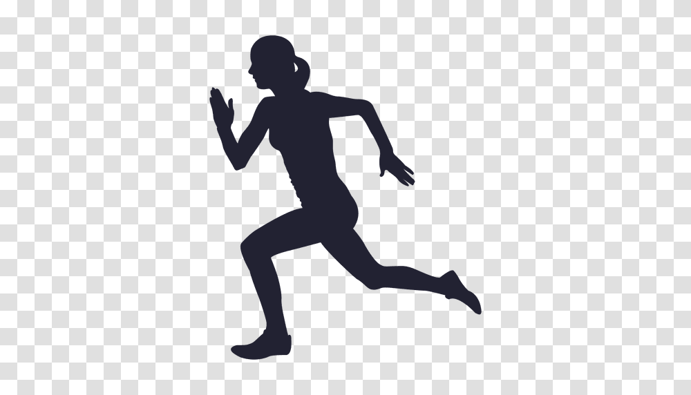 Athlete Girl Silhouette, Person, Outdoors, Nature, People Transparent Png