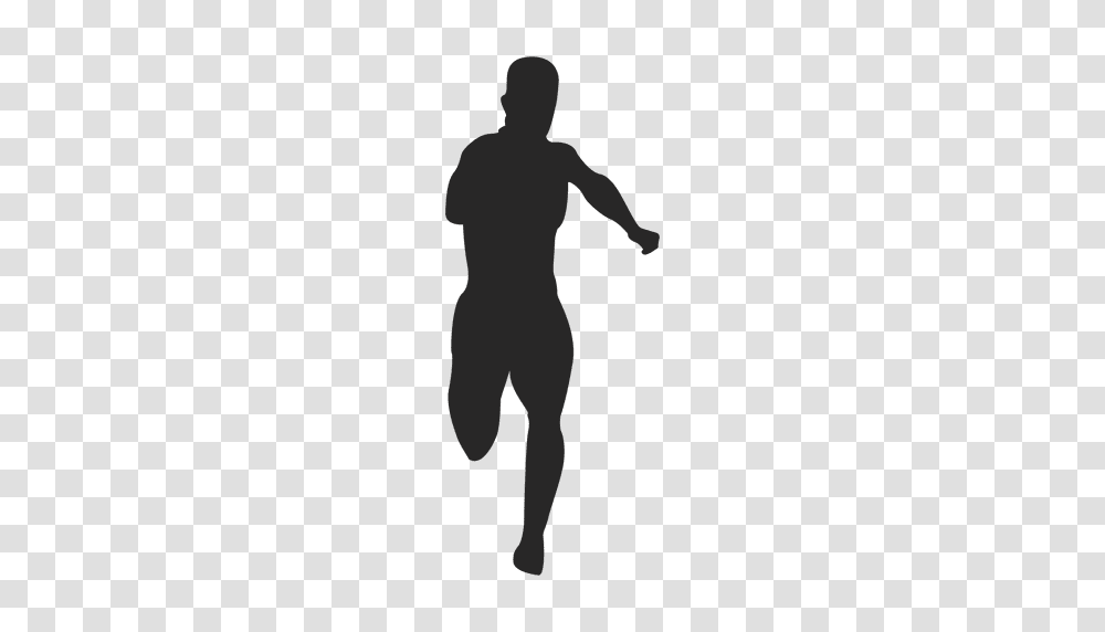 Athlete Runner Male, Person, Silhouette, People, Hand Transparent Png