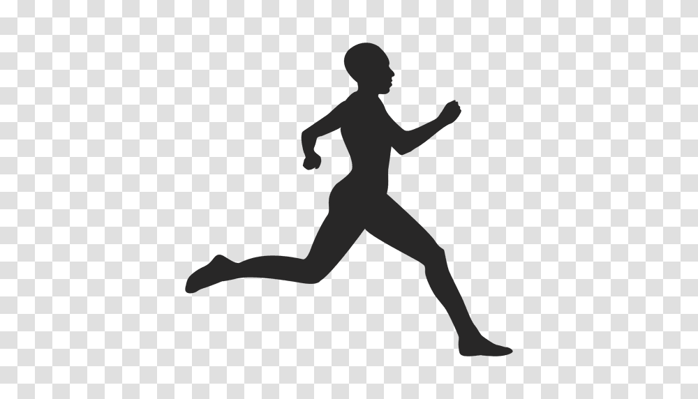 Athlete Running Silhouette, Person, Sport, Fitness, Working Out Transparent Png