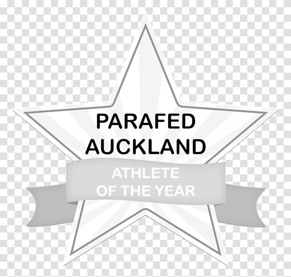 Athleteoftheyear Badge, Star Symbol, Logo, Trademark Transparent Png