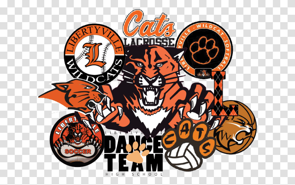 Athletic Department Plans To Restructure Logos And Core Libertyville Wildcats, Label, Text, Sticker, Graphics Transparent Png