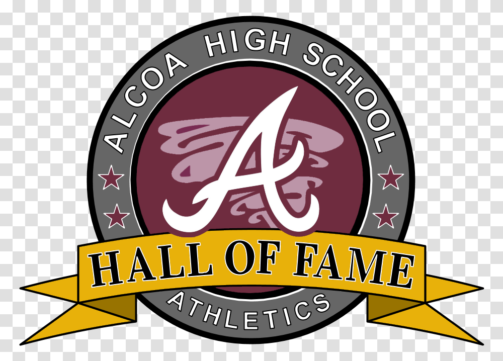 Athletics Hall Of Fame Logo Alcoa High School, Symbol, Label, Text, Word Transparent Png