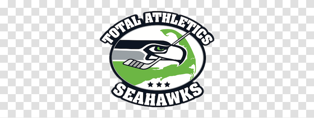 Athletics Seahawks Logo Total Athletics Seahawks Logo, Label, Text, Symbol, Sticker Transparent Png