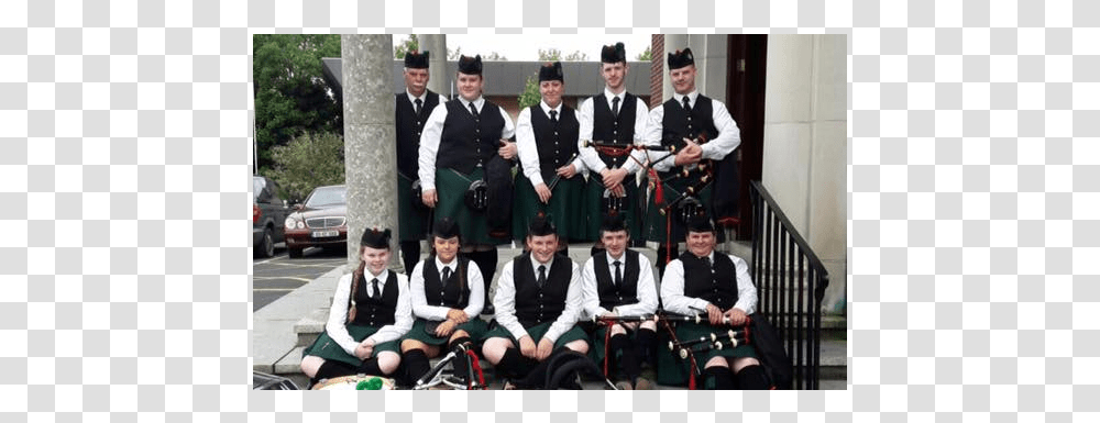 Athy Pipe Band Crew, Chair, Furniture, Person, Human Transparent Png