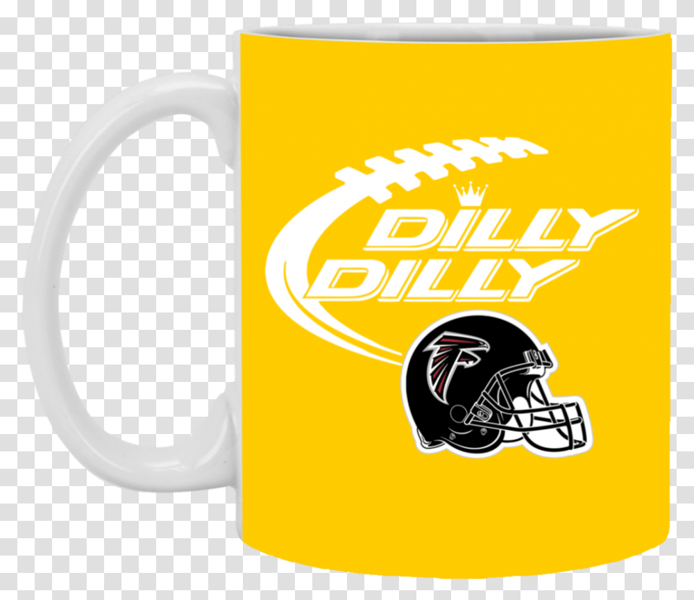 Atl Atlanta Falcons Dilly Bud Light Mug Cup Gift Pittsburgh Steelers Helmet, Coffee Cup Transparent Png