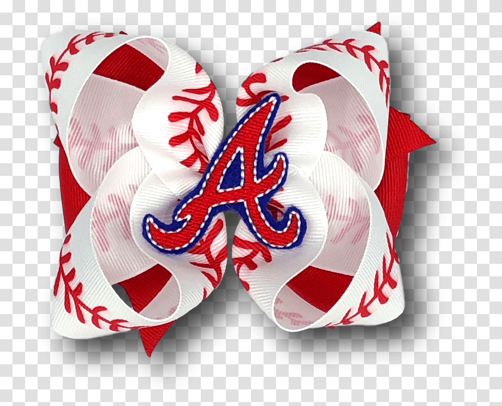 Atlanta Braves Baseball Bow Art, Clothing, Footwear, Shoe, Text Transparent Png