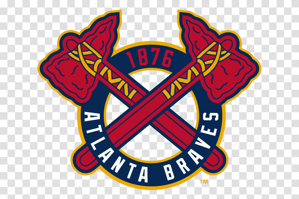 Atlanta Braves Baseball Logo Atlanta Braves Vintage Logo, Trademark, Emblem, Poster Transparent Png