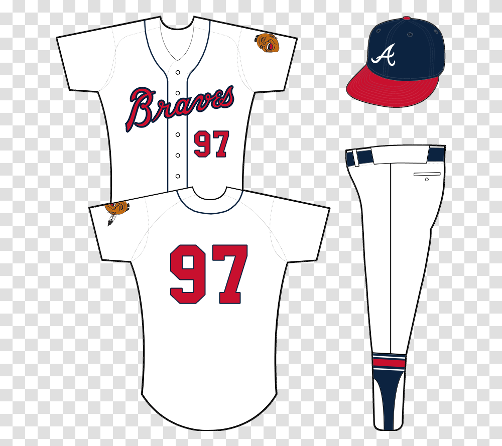 Atlanta Braves Home Uniform National League Nl Chris For Baseball, Clothing, Apparel, Hat, Shirt Transparent Png