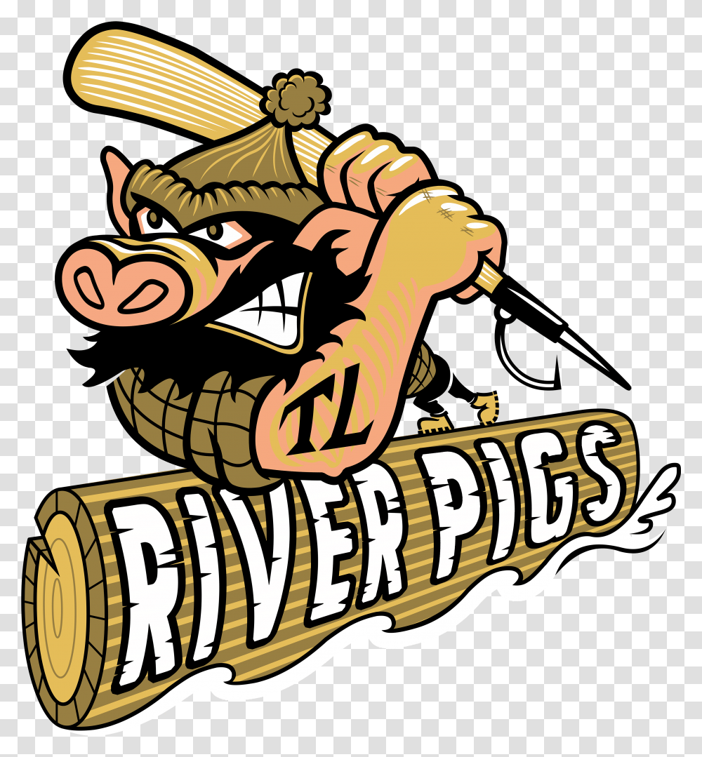 Atlanta Braves Star Matt Joyce Visits Tupper Lake - Official Tupper Lake River Pigs Transparent Png