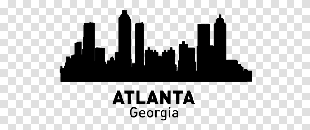 Atlanta City Citysilouette Atl Atlantasiloette Atlanta Skyline Silhouette, Weapon, Weaponry, Plot Transparent Png