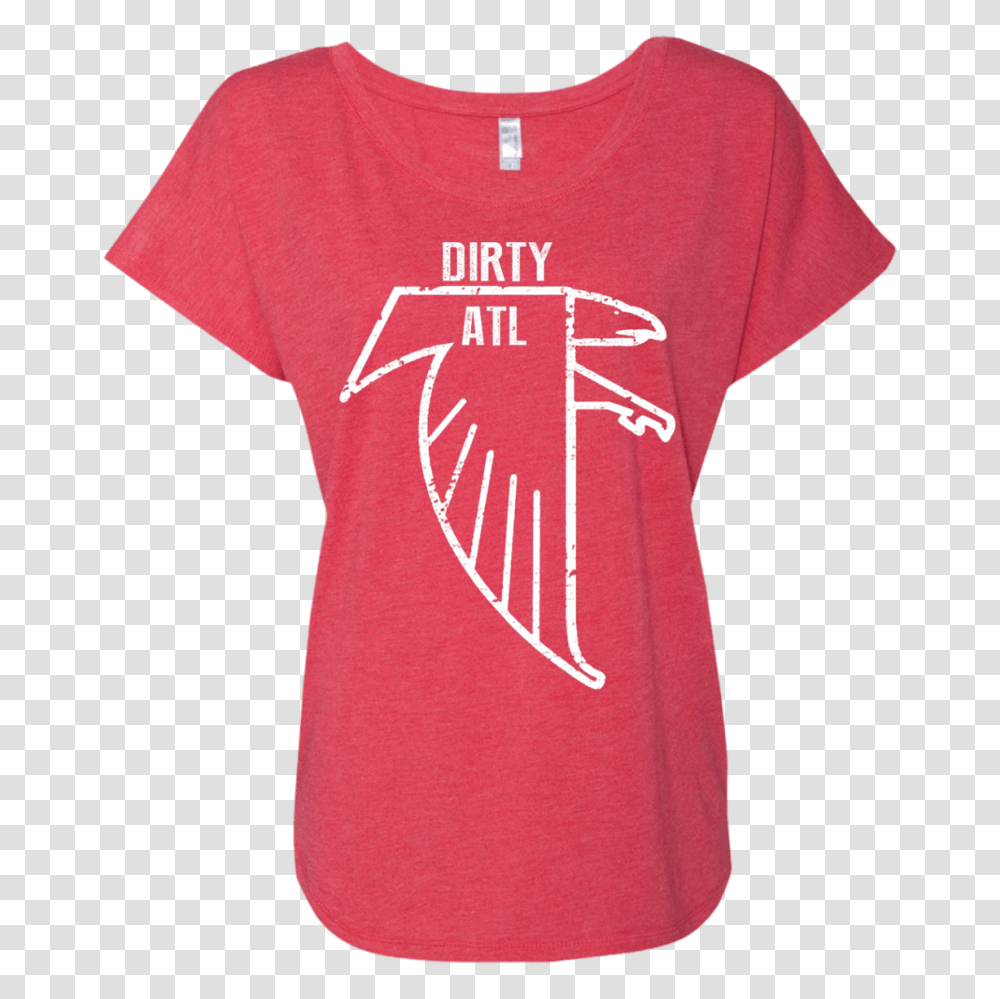 Atlanta Falcons Inspired Ladies Triblend Dolman Sleeve, Apparel, T-Shirt Transparent Png