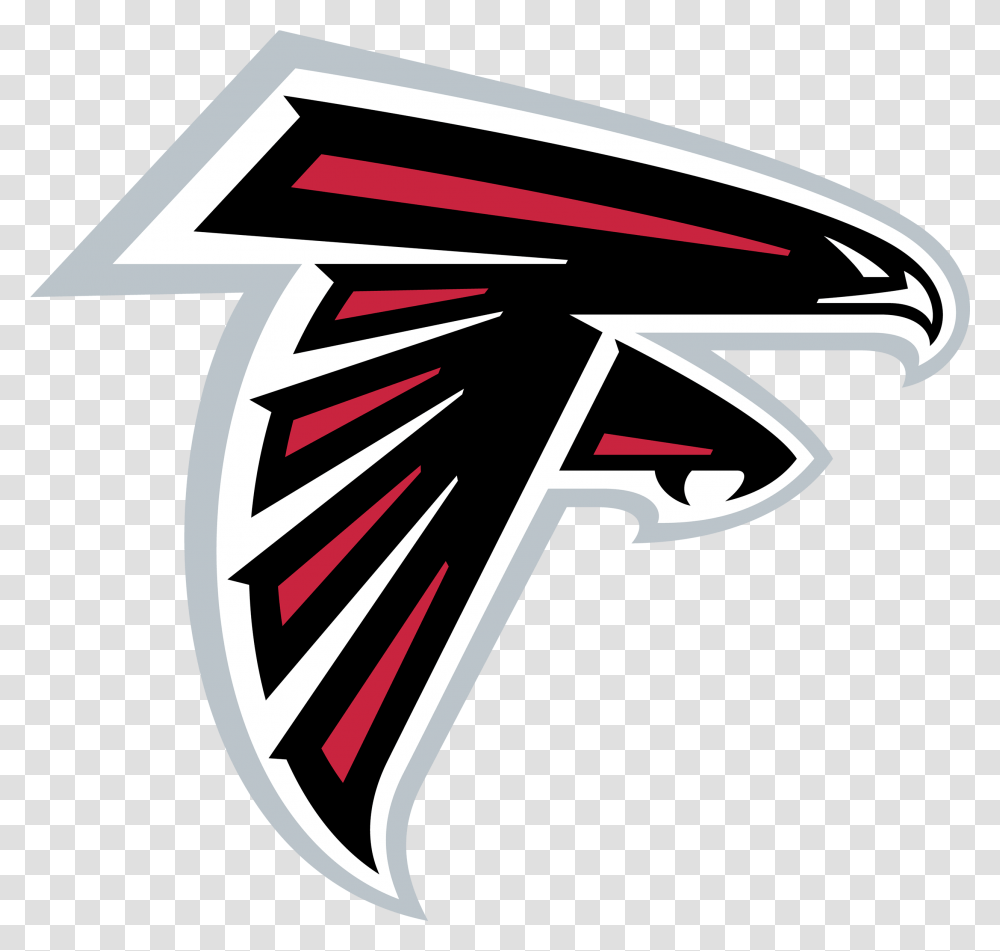 Atlanta Falcons Logo, Emblem, Trademark Transparent Png
