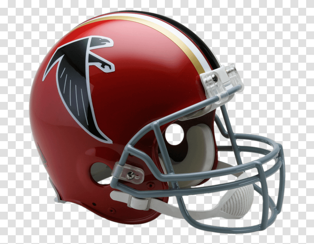 Atlanta Falcons Logos Helmet History Football Helmet Raiders, Clothing, Apparel, Crash Helmet, American Football Transparent Png