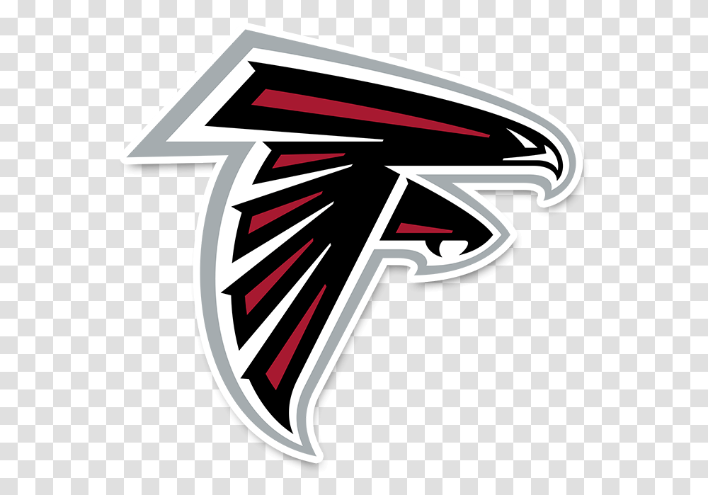 Atlanta Falcons Nfl Logo Sticker Atlanta Falcons Logo, Trademark, Emblem, Mailbox Transparent Png