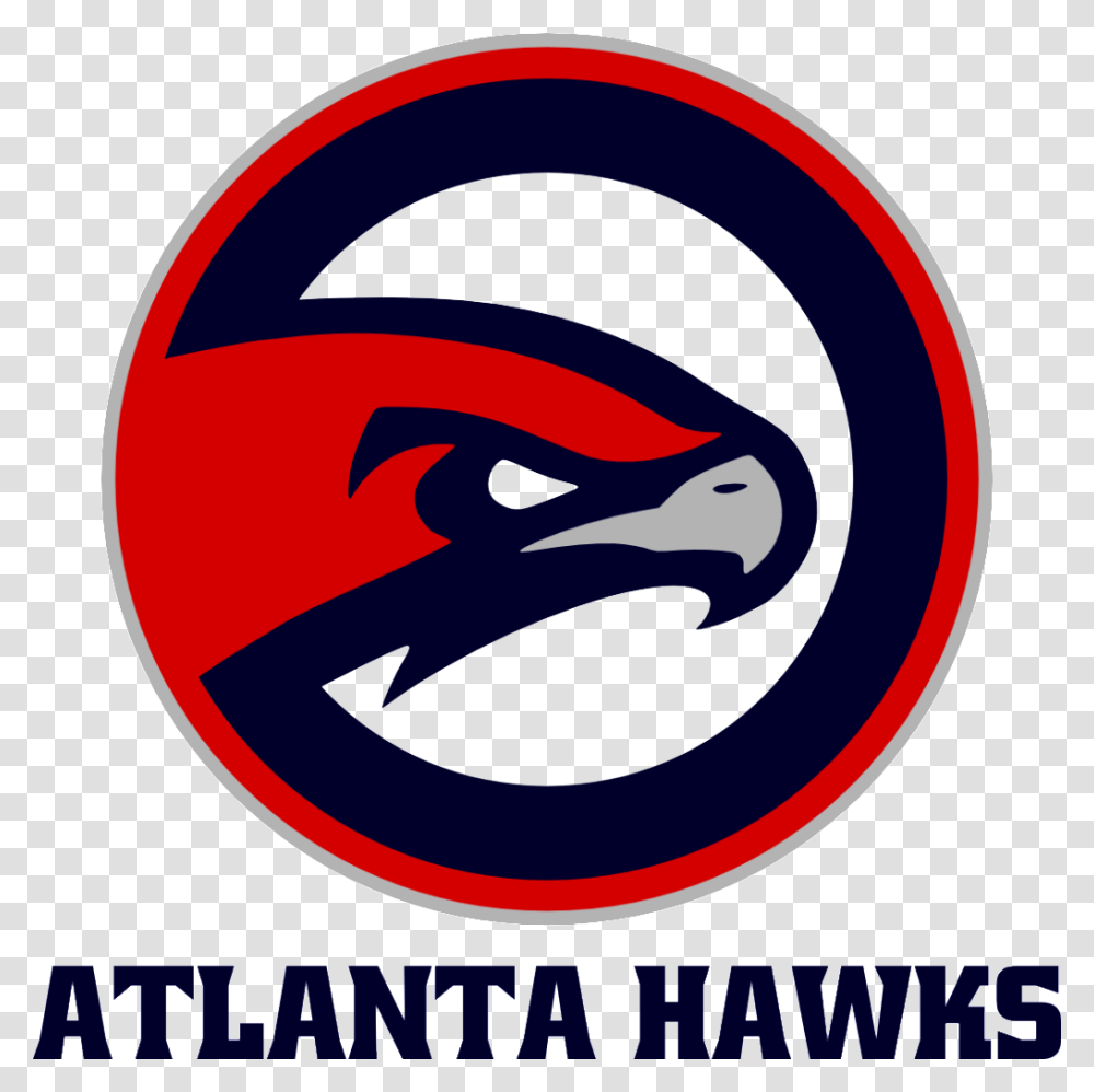 Atlanta Hawks Background Retro Atlanta Hawks Logo, Poster, Advertisement, Animal, Bird Transparent Png