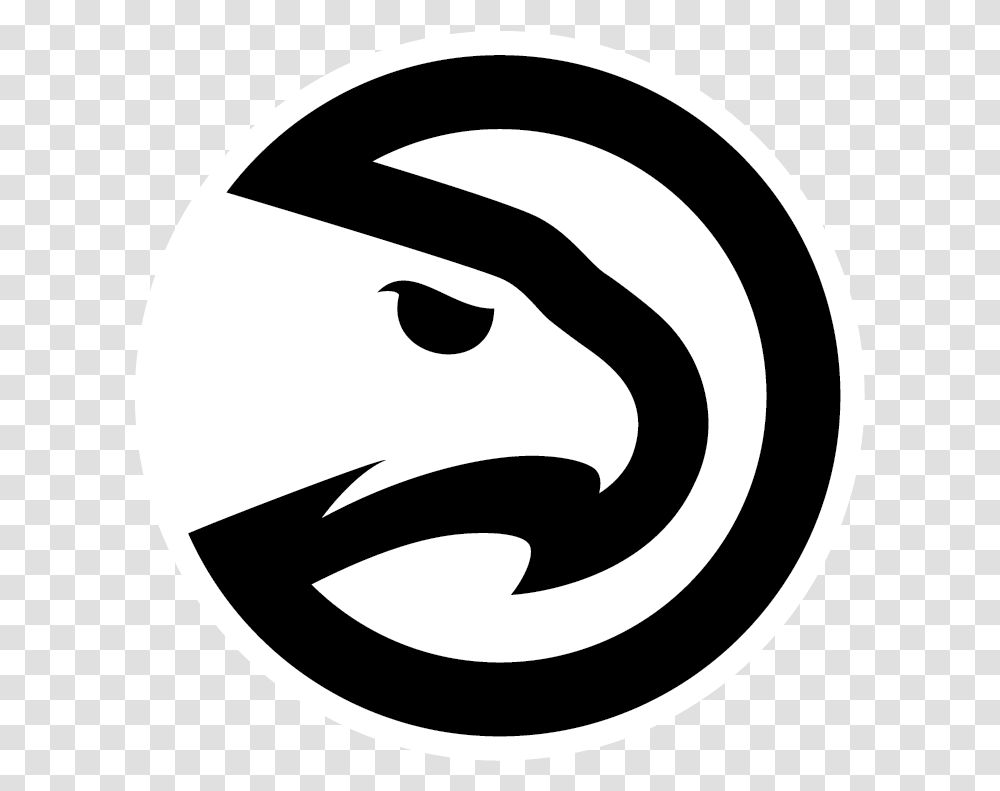 Atlanta Hawks Basketball Academy Atlanta Hawks, Stencil, Symbol, Logo, Trademark Transparent Png