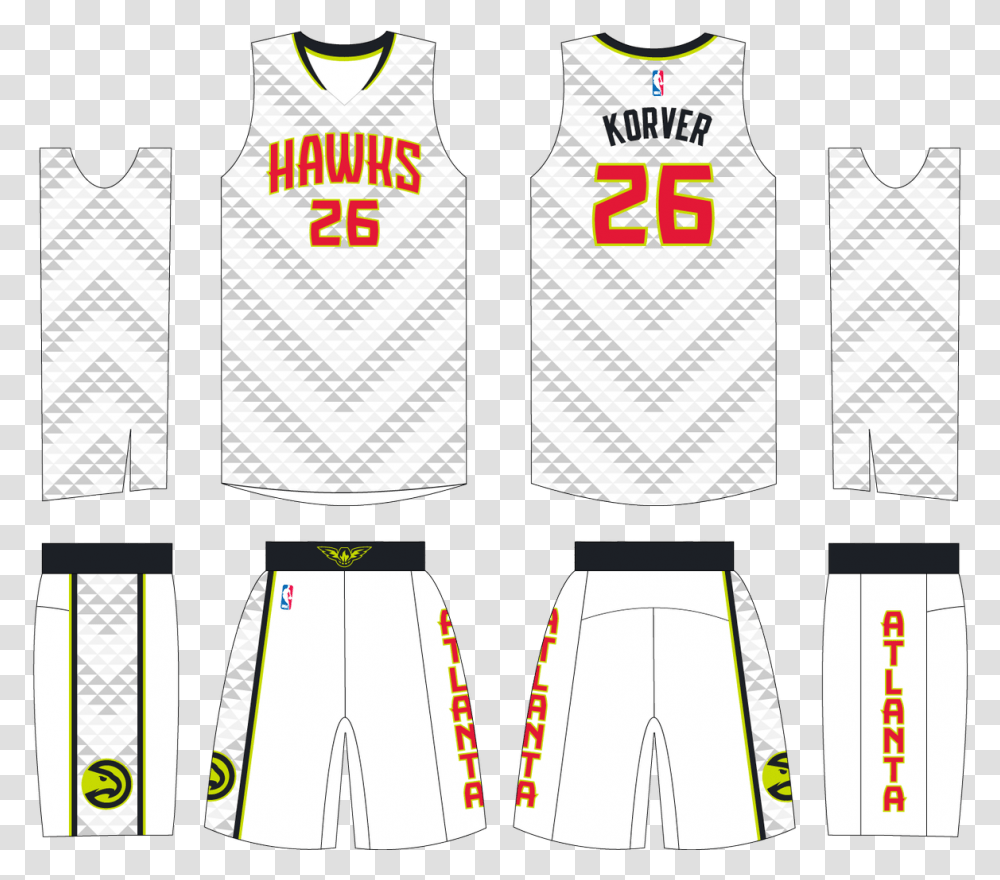 Atlanta Hawks Basketball Club Sports Jersey, Clothing, Apparel, Shirt, Bib Transparent Png