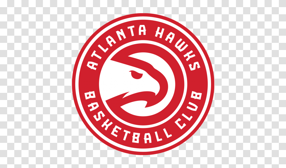 Atlanta Hawks Logo Atlanta Hawks Nba, Label, Text, Ketchup, Food Transparent Png