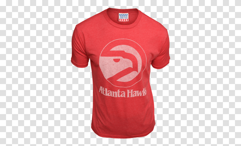 Atlanta Hawks Logo Crew Neck, Clothing, Apparel, T-Shirt, Sleeve Transparent Png