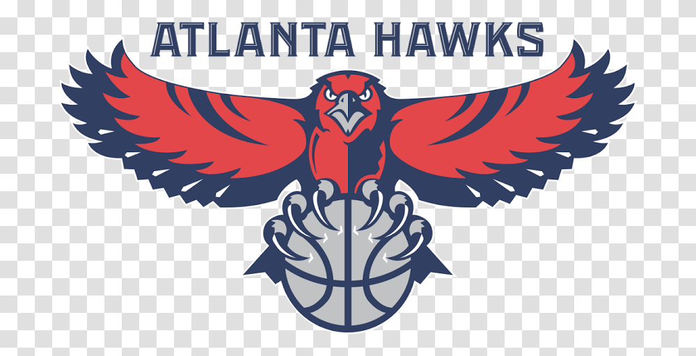 Atlanta Hawks Logo, Vulture, Bird, Animal Transparent Png