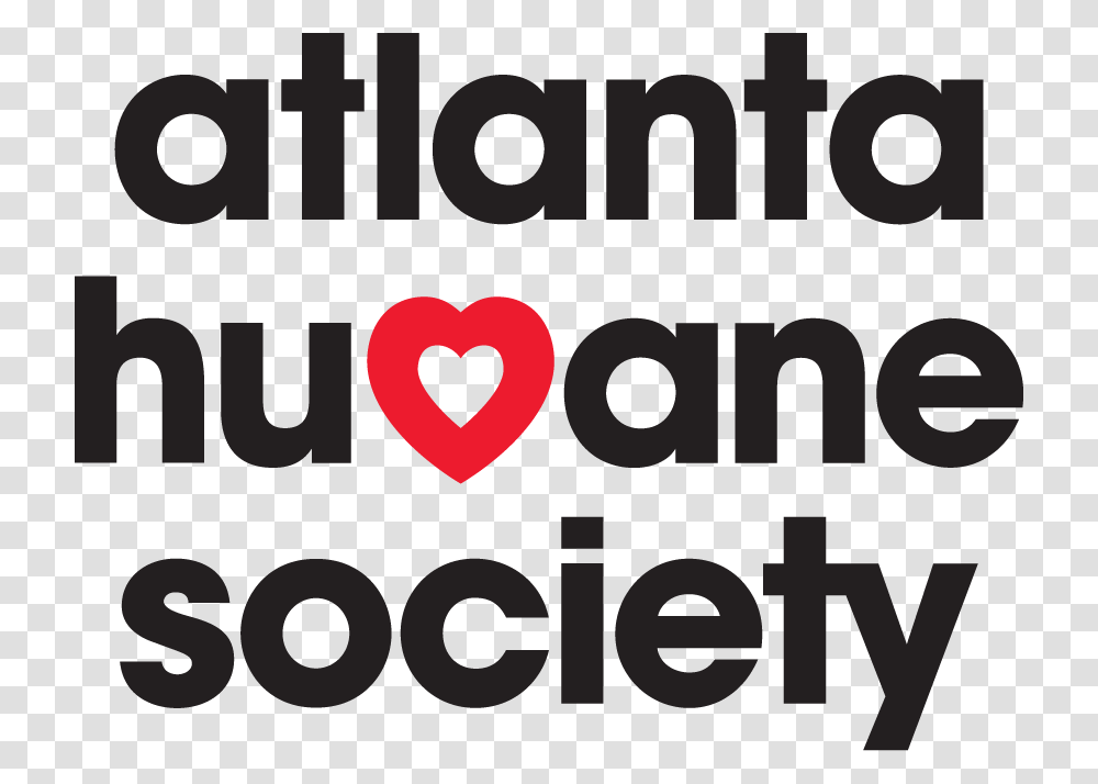 Atlanta Humane Society Logo, Alphabet, Word, Face Transparent Png