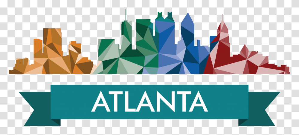Atlanta Skyline Birkman Colors, Advertisement, Poster Transparent Png