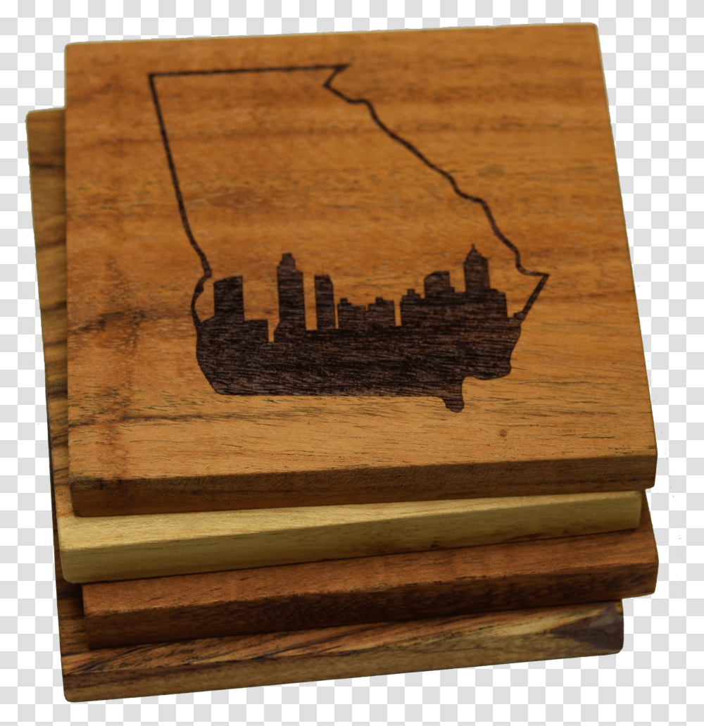 Atlanta Skyline Within Georgia Outline CoastersTitle Skyline Transparent Png