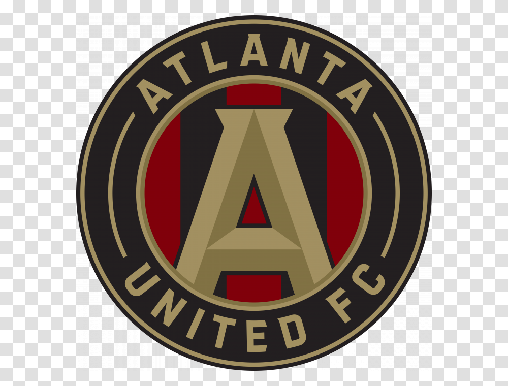 Atlanta United Fc Atlanta United Logo, Trademark, Badge, Vegetation Transparent Png