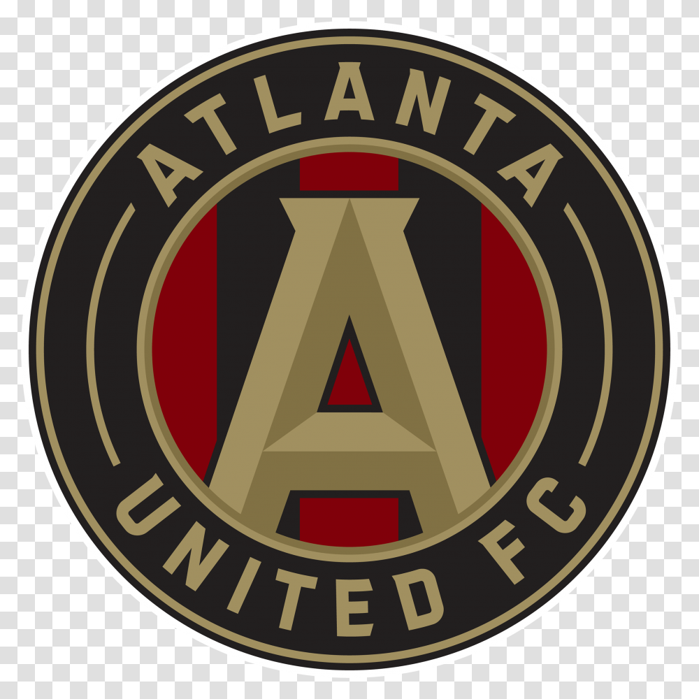 Atlanta United Fc Logo Atlanta United Soccer Logo, Trademark, Badge, Rug Transparent Png