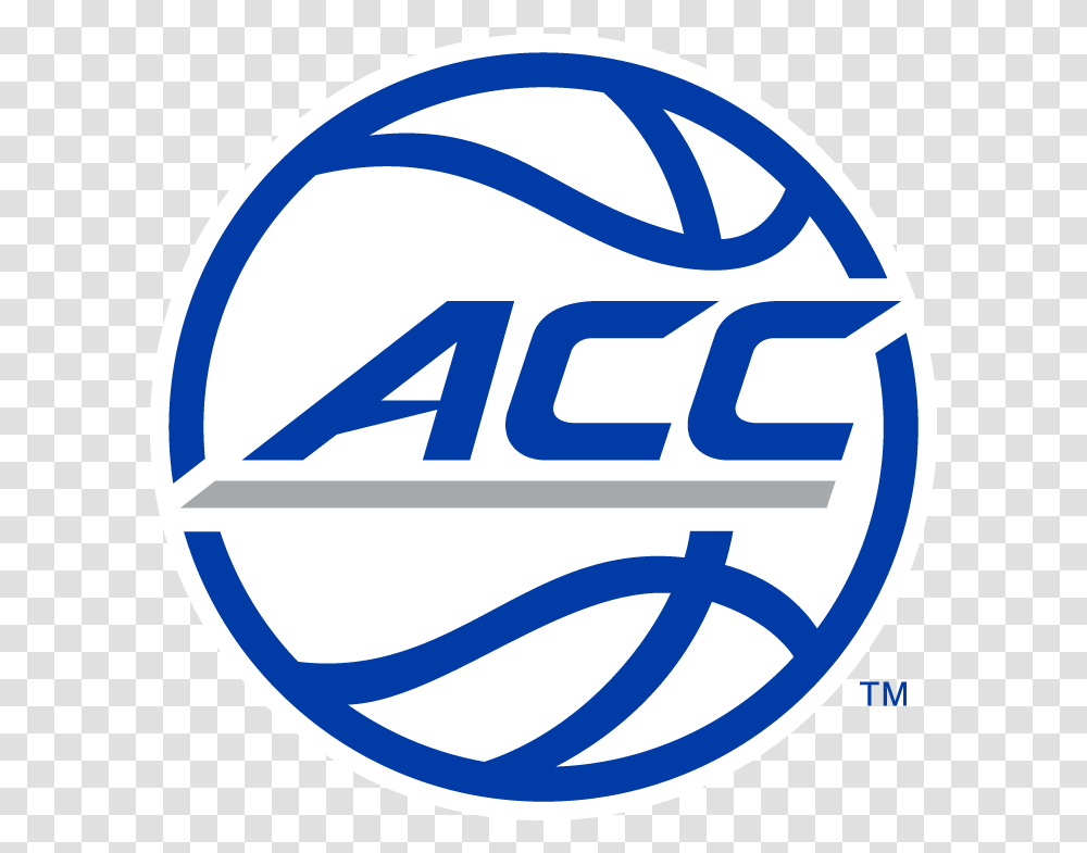 Atlantic Coast Conference Acc Basketball Logo, Symbol, Trademark, Badge, Volleyball Transparent Png